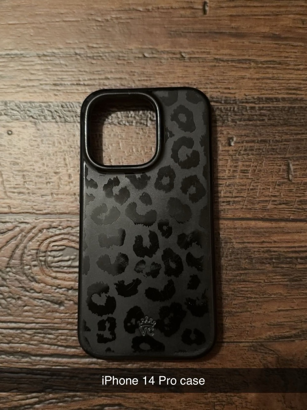 Velvet Caviar Black Leopard Print iPhone Case